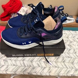 Under Armour Project Rock Navy Sneakers